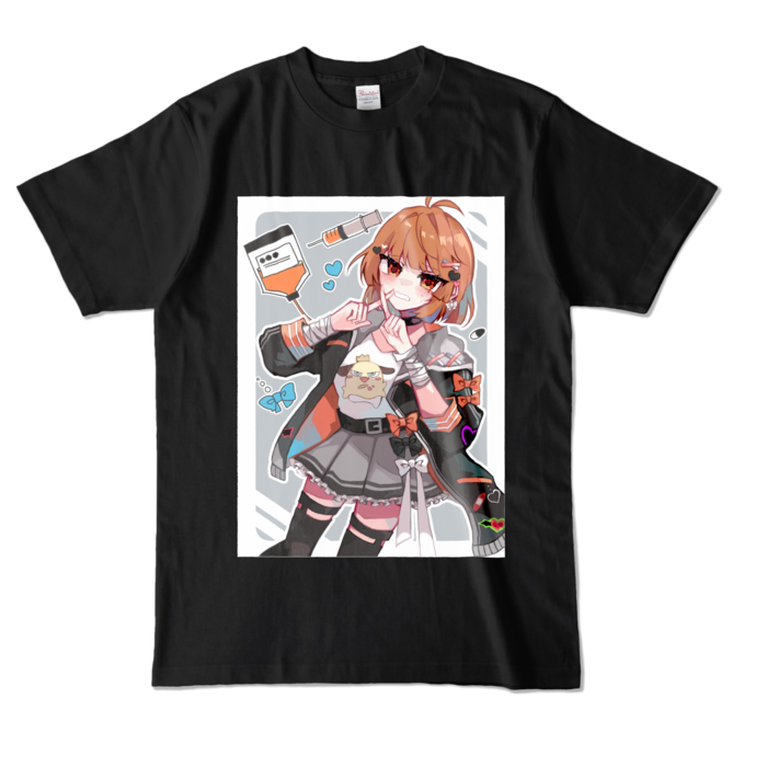 カラーTシャツ - L - ブラック (濃色)