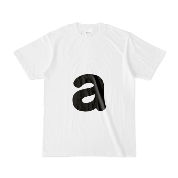 「a」（小文字）Tシャツ - S - 白