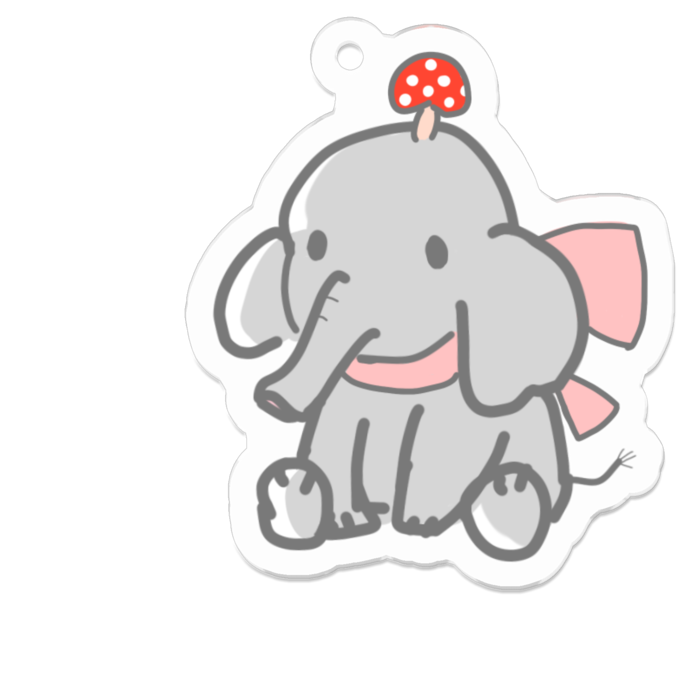 アクリルキーホルダー - 50 x 50 (mm)