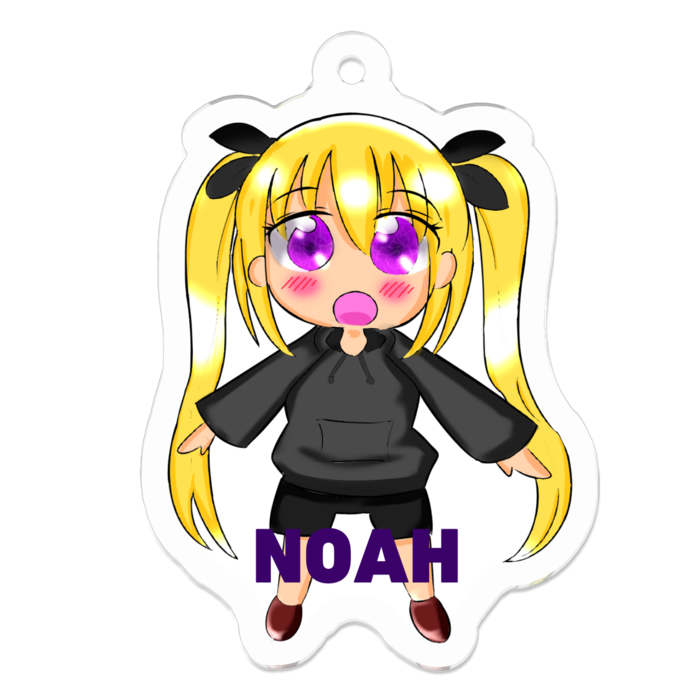 アクリルキーホルダー - 50 x 50 (mm)