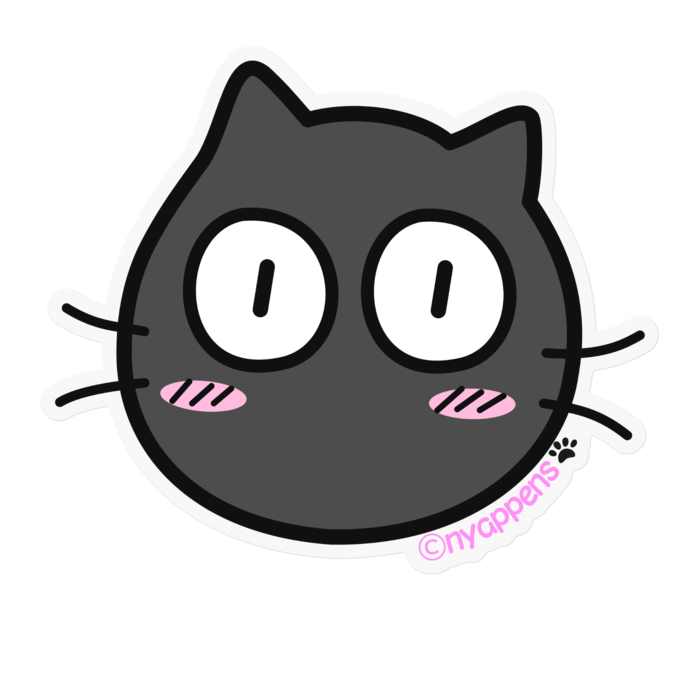 ステッカー - 100 x 100 (mm)クリア