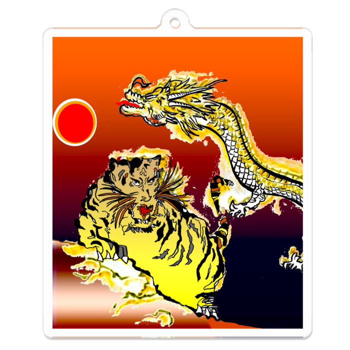 アクリルキーホルダー - 70 x 70 (mm)