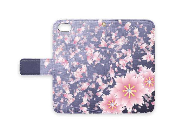 手帳型iPhoneケース - iPhone 8 / 7 - ストラップ穴 あり