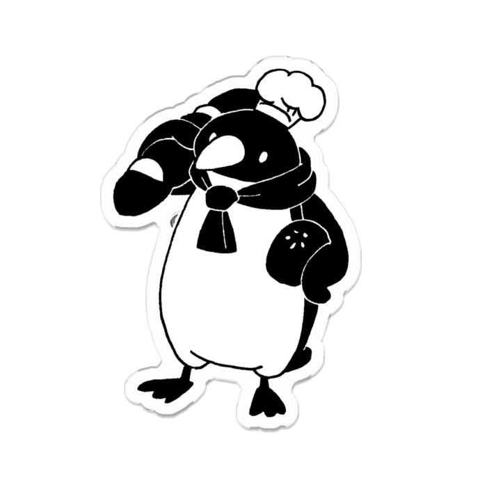 アクリルバッジ - 70 x 70 (mm)