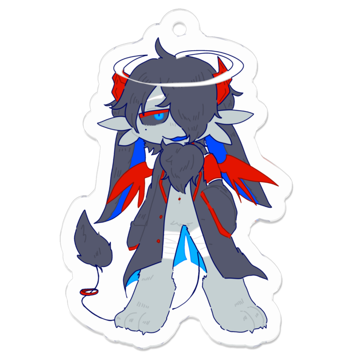 アクリルキーホルダー - 50 x 50 (mm)