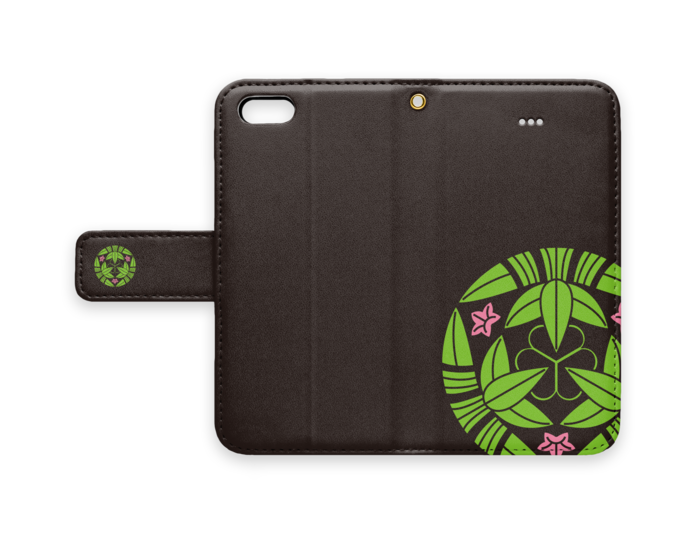 手帳型iPhoneケース - iPhone5 - ストラップ穴 あり
