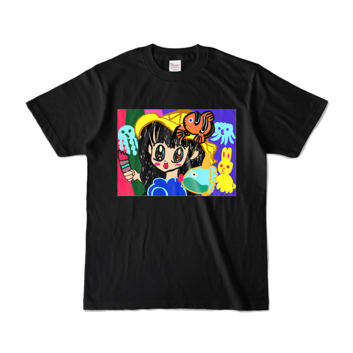 カラーTシャツ - S - ブラック (濃色)