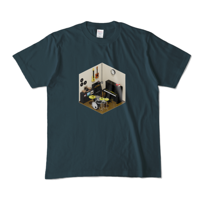 カラーTシャツ - M - デニム (濃色)