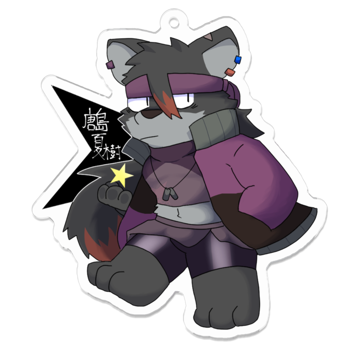 アクリルキーホルダー - 70 × 70 (mm)