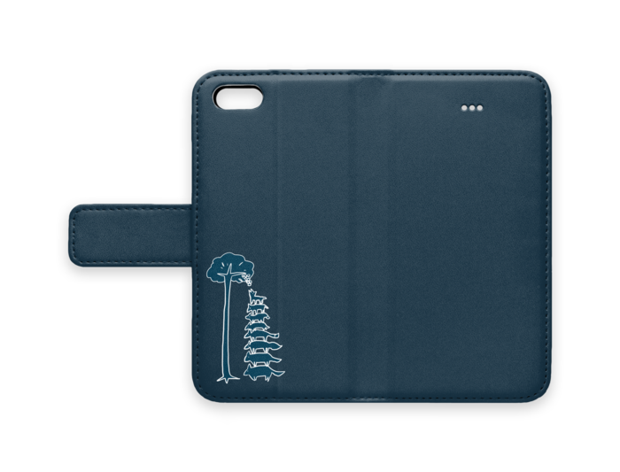 手帳型iPhoneケース - iPhone5 - ストラップ穴 なし