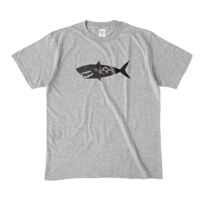 カラーTシャツ - M - 杢グレー (濃色)