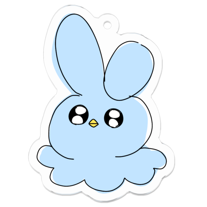 アクリルキーホルダー - 50 x 50 (mm)