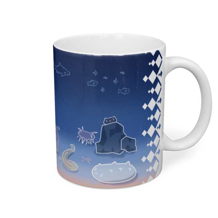 マグカップ - 直径 8 cm / 高さ 9.5 cm
