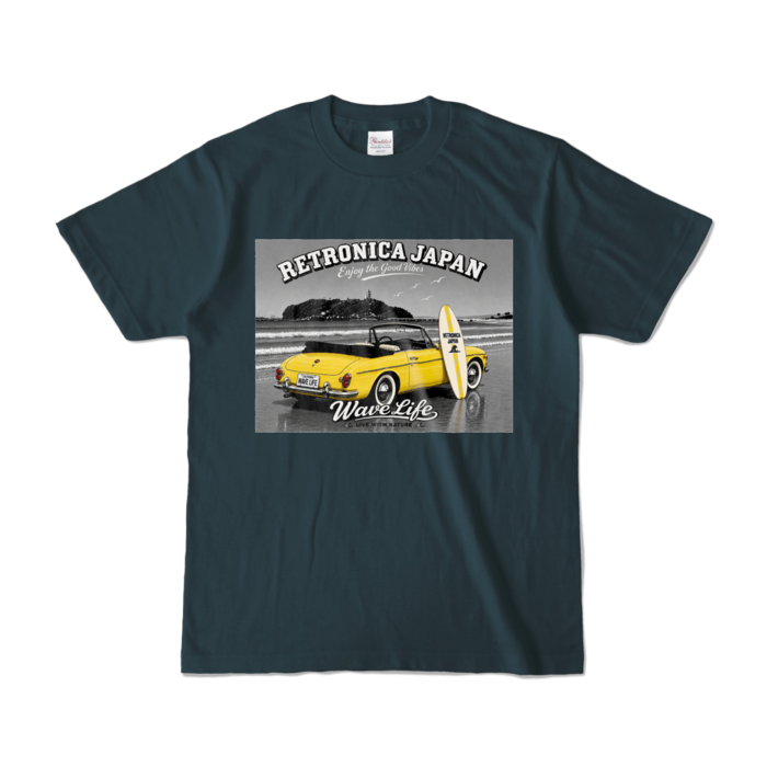 カラーTシャツ - S - デニム (濃色)