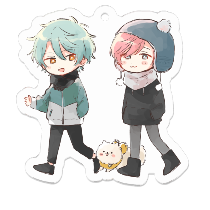 アクリルキーホルダー - 50 x 50 (mm)