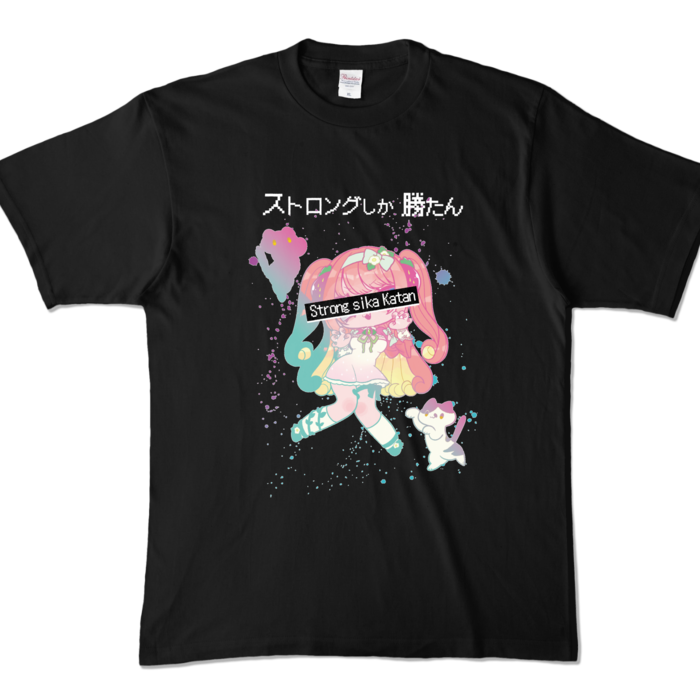 カラーTシャツ - XL - ブラック (濃色)