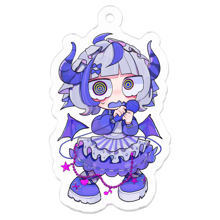 アクリルキーホルダー - 50 x 50 (mm)