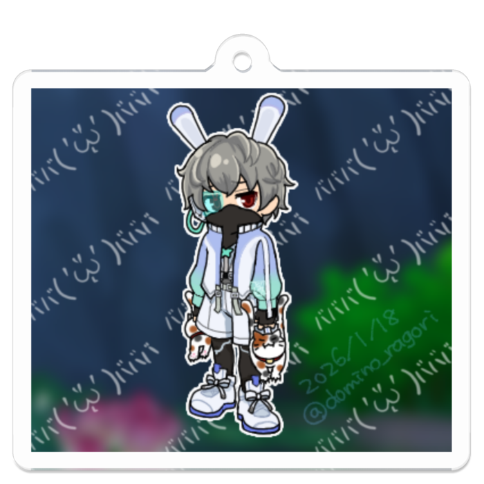 アクリルキーホルダー - 50 x 50 (mm)(22)