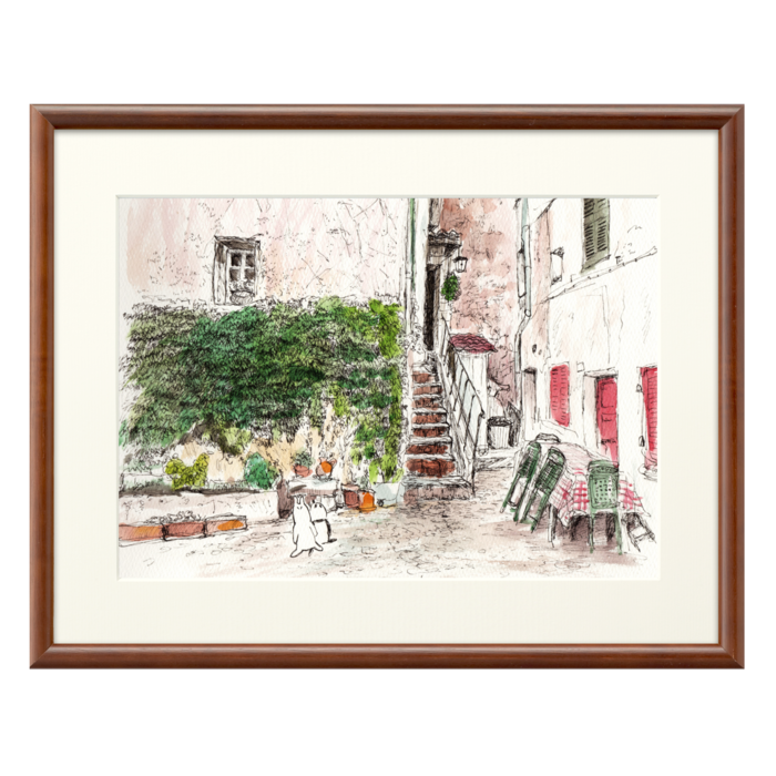 A4 - 額縁・ブラウン