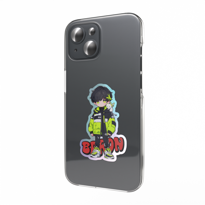 オーロラスマホステッカー - 縦