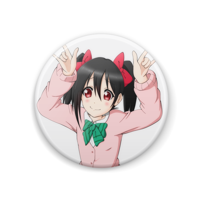 矢澤にこ 缶バッジ - なーろんのおみせ - BOOTH