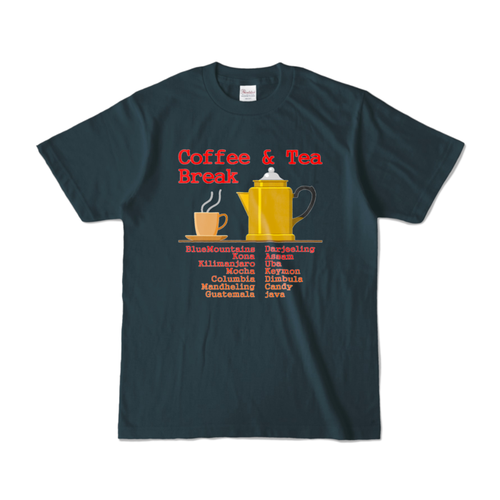 カラーTシャツ - S - デニム (濃色)