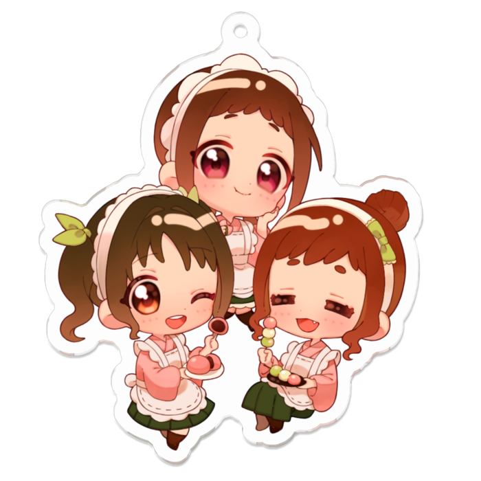 アクリルキーホルダー - 70 x 70 (mm)