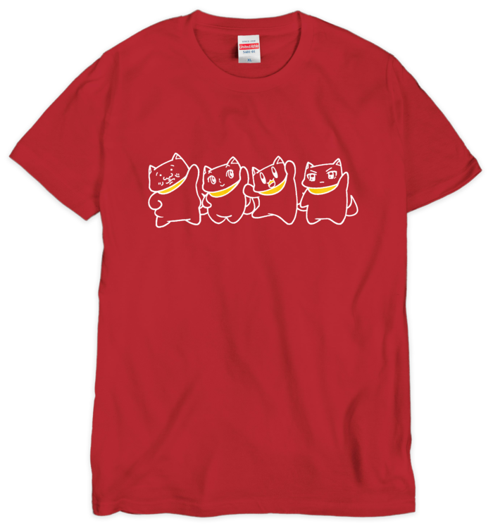 Tシャツ(シルクスクリーン印刷) - XL - 2色