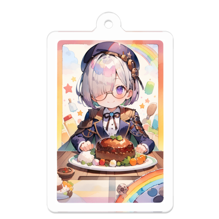 アクリルキーホルダー - 50 x 50 (mm)