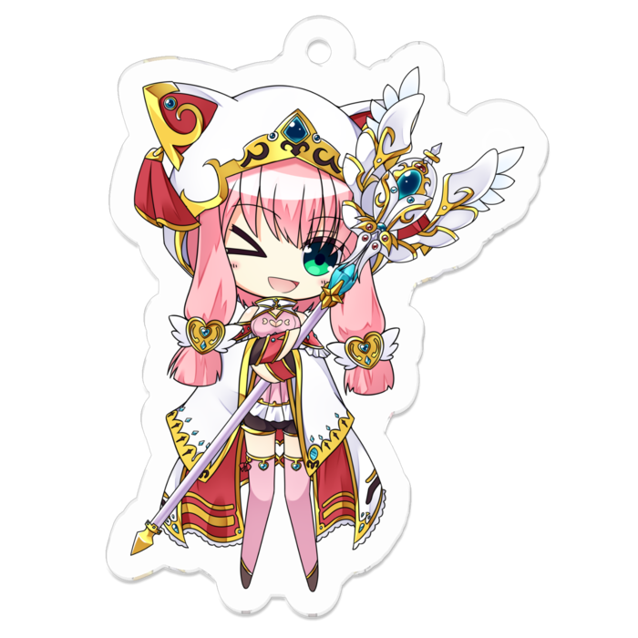 アクリルキーホルダー - 50 x 50 (mm)