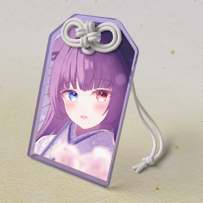 アクリルお守り - 50 × 80mm