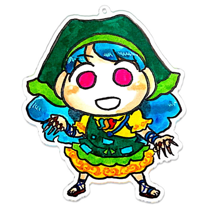 アクリルキーホルダー - 100 x 100 (mm)