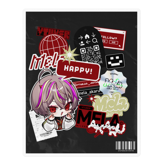 ステッカー - 100 x 100 (mm)