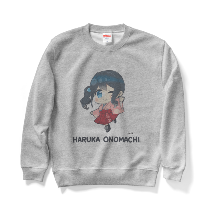 小野町春香_オリジナルスウェット　グレーM