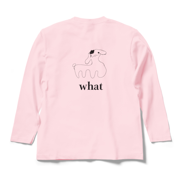 ロングスリーブTシャツ - M - ライトピンク