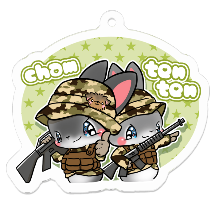 アクリルキーホルダー - 50 x 50 (mm)