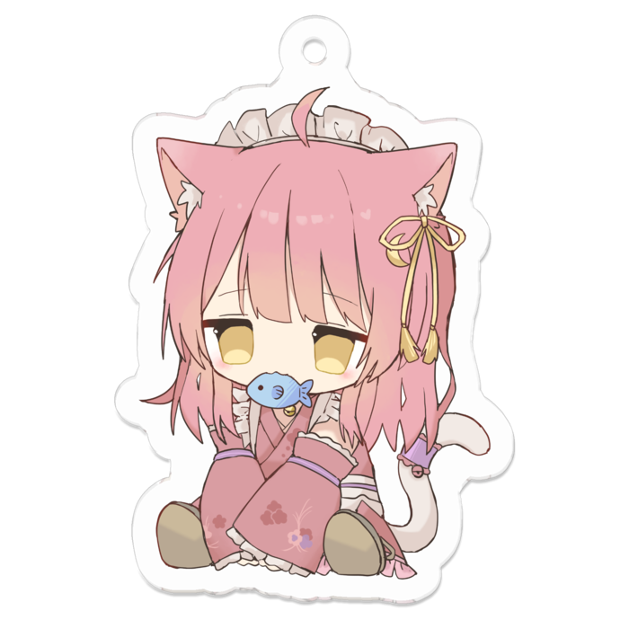 アクリルキーホルダー（コーティング） - 50 x 50 (mm)