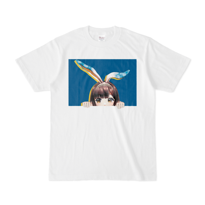 Tシャツ - S - 白/ブルー