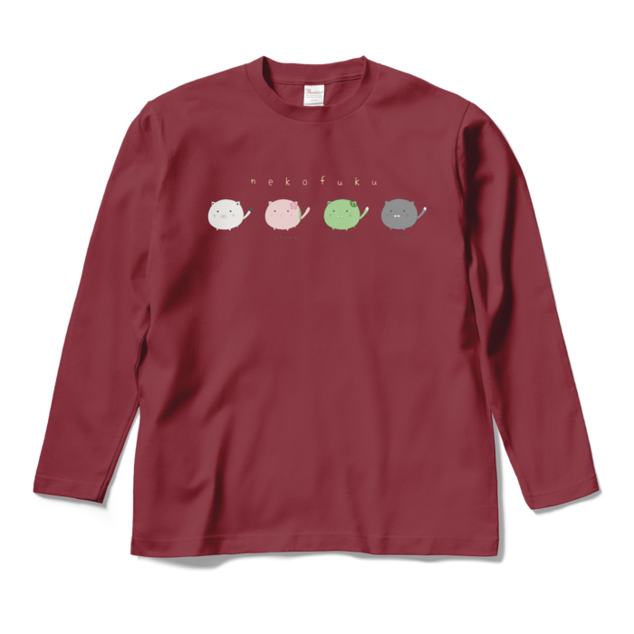 ロングスリーブTシャツ - M - バーガンディ