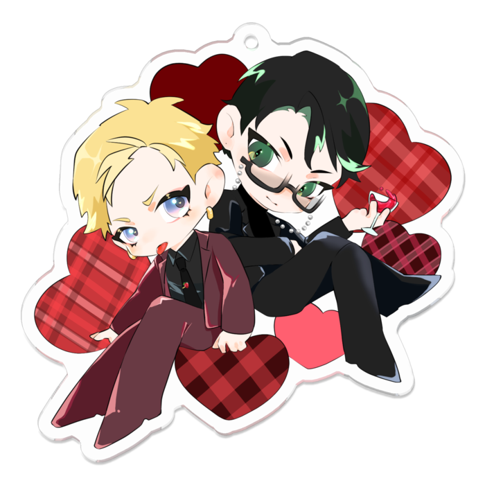 アクリルキーホルダー - 70 x 70 (mm)