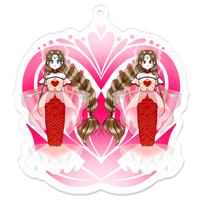 アクリルキーホルダー - 70 x 70 (mm)