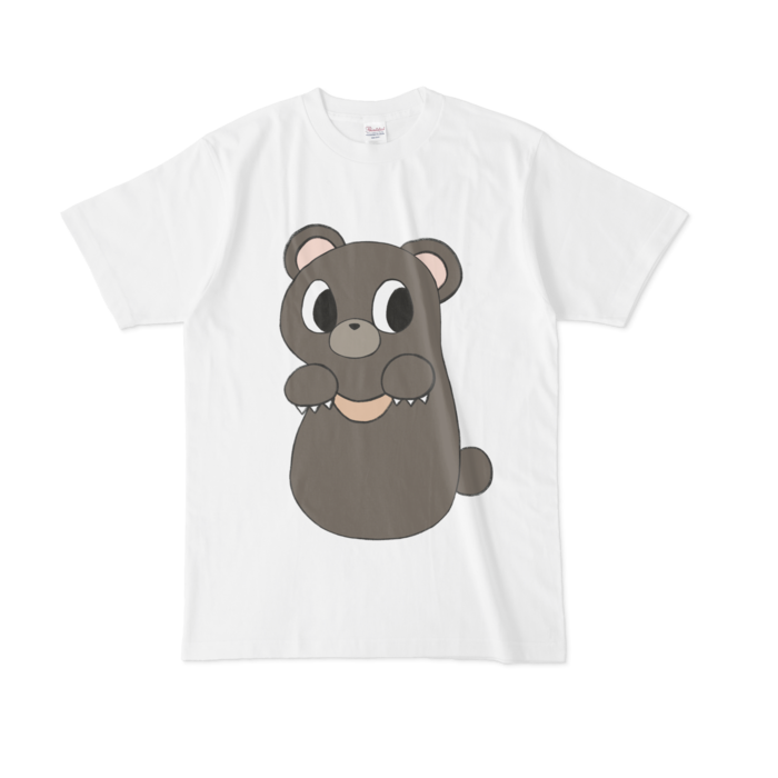 ツキノワグッマのTシャツ - L - 白