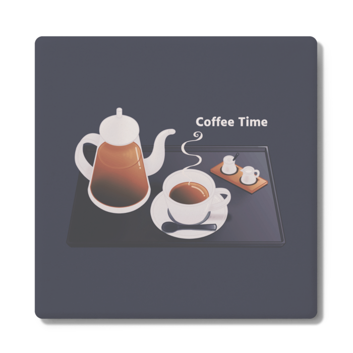 コースター　角形　黒色