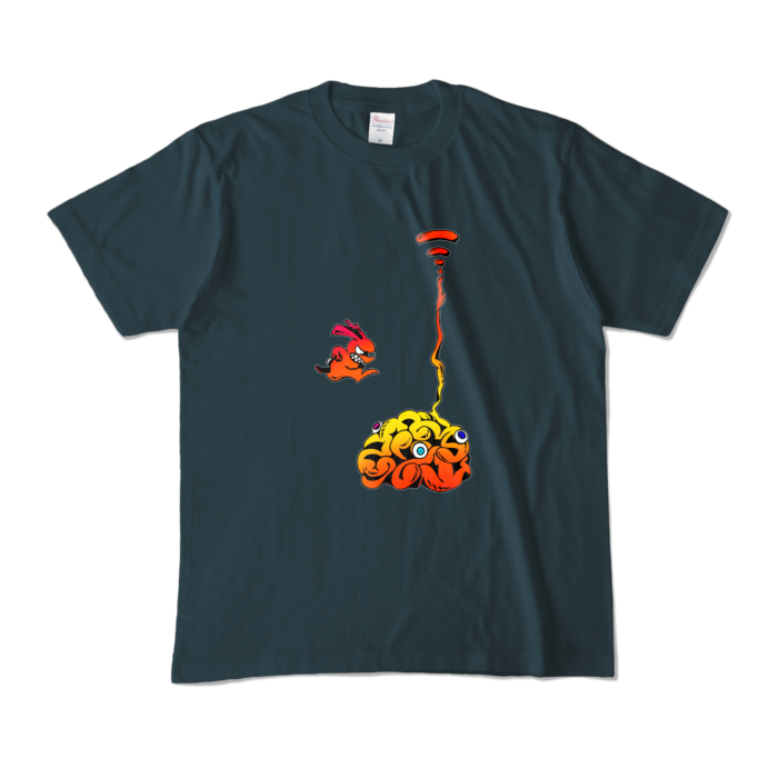 カラーTシャツ - M - デニム (濃色)(2)