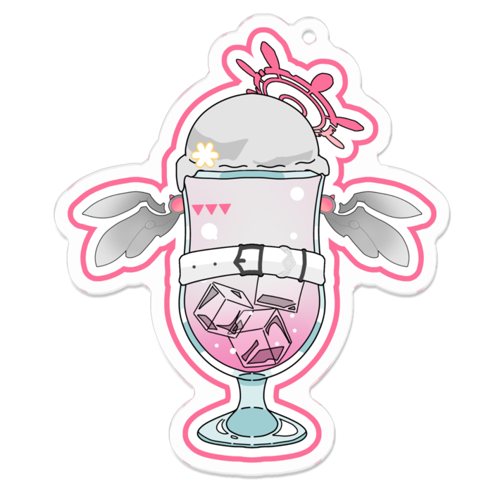 アクリルキーホルダー - 70 x 70 (mm)