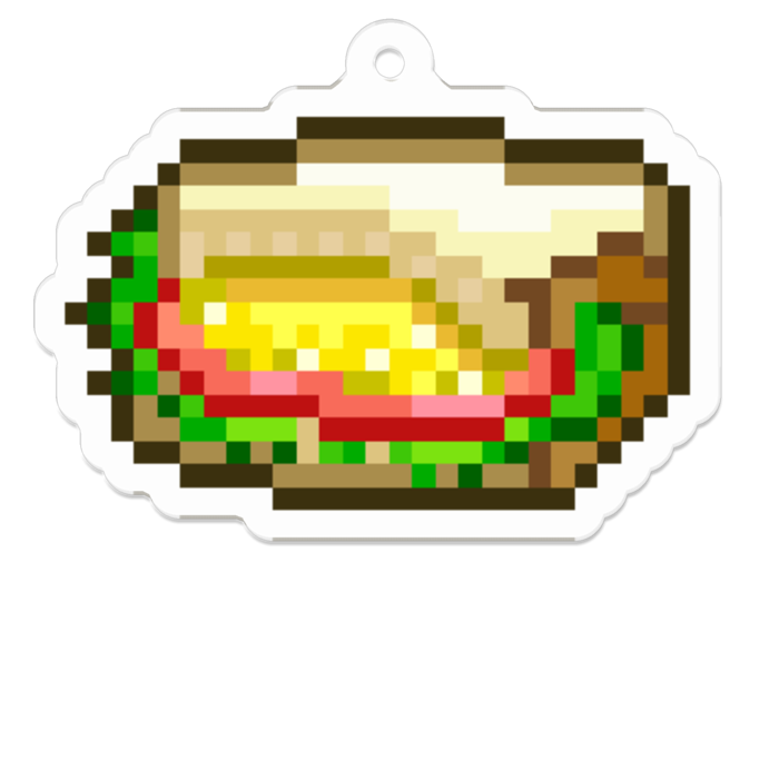 アクリルキーホルダー - 50 x 50 (mm)