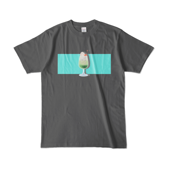 カラーTシャツ - L - チャコール (濃色)