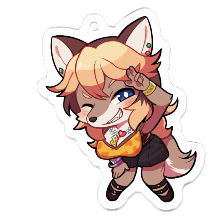 アクリルキーホルダー - 50 x 50 (mm)