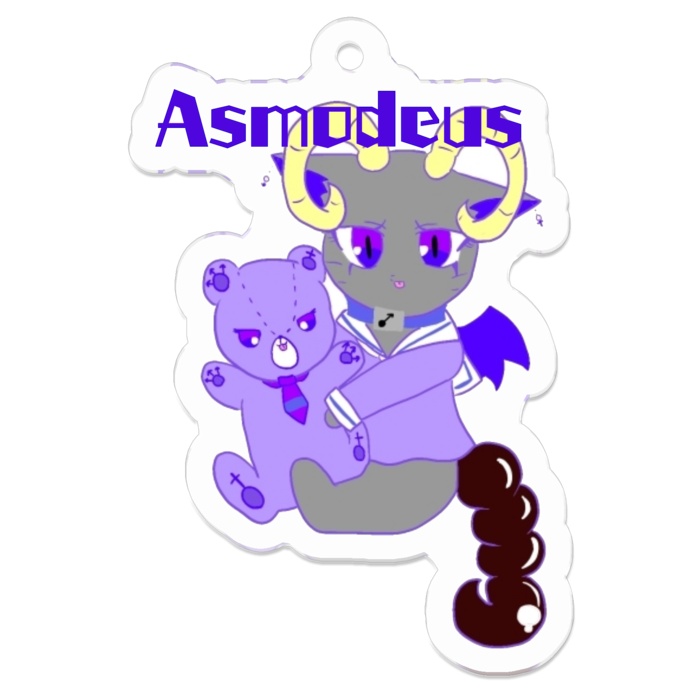 セーラーアスモデウス テディベア アクリルキーホルダー Alviss Booth