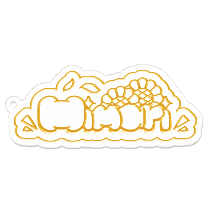 アクリルキーホルダー - 70 x 70 (mm)